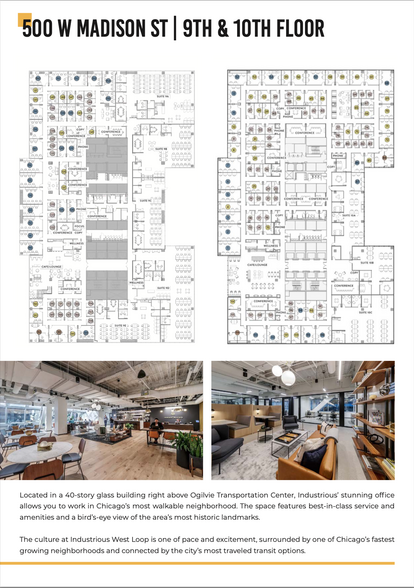 500 W Madison St, Chicago, IL for rent - Floor Plan - Image 2 of 11