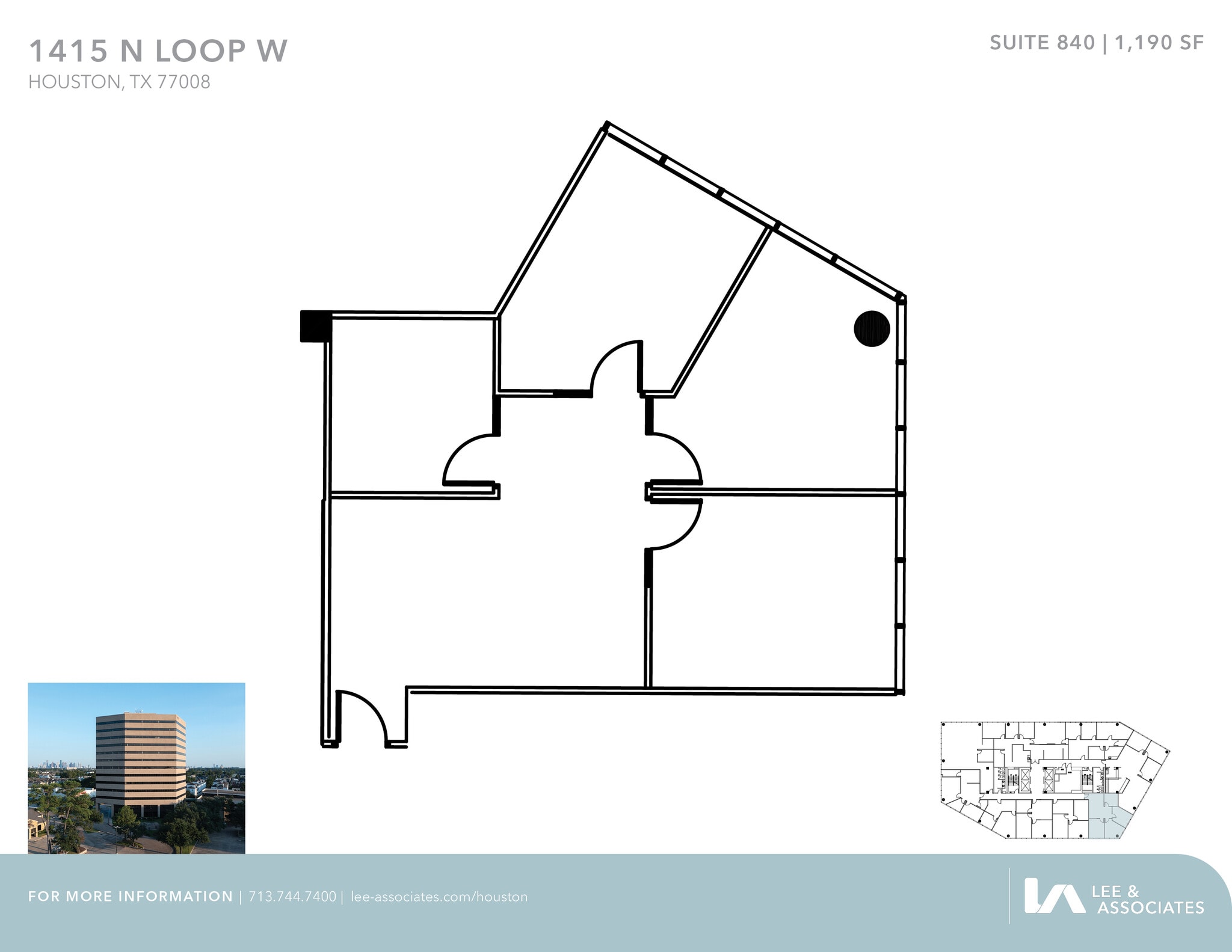 1415 North Loop W, Houston, TX to rent Floor Plan- Image 1 of 1