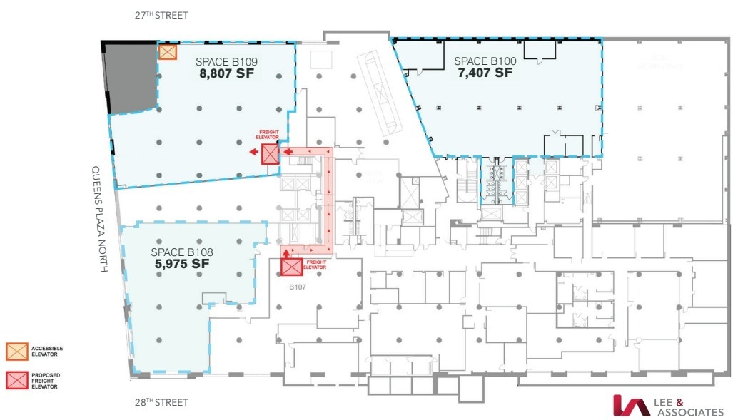 27-01 Queens Plz N, Long Island City, NY to rent Floor Plan- Image 1 of 1