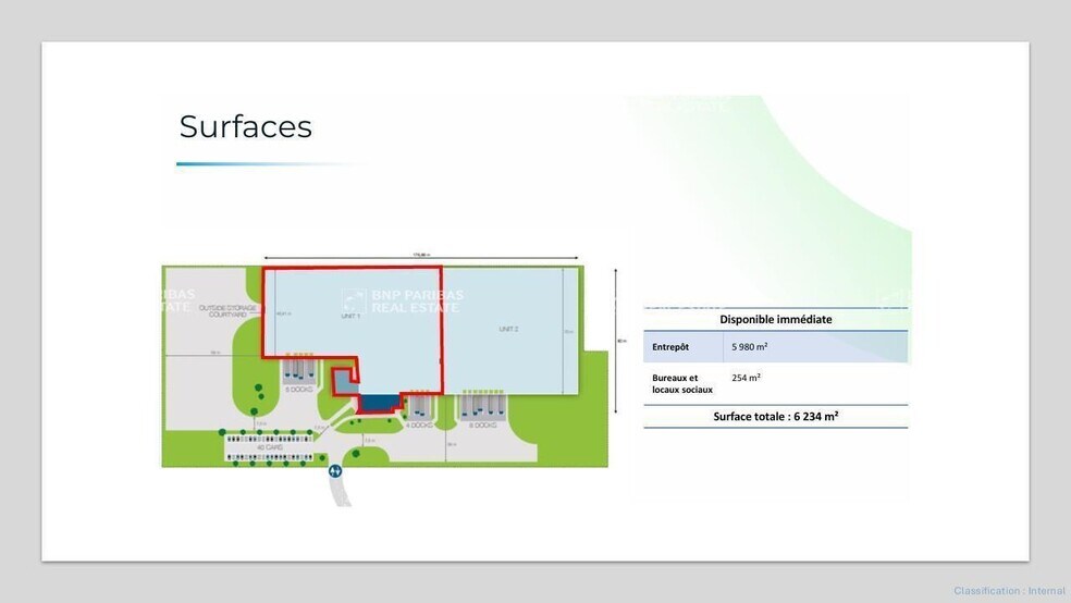 Industrial in Lespinasse to rent - Floor Plan - Image 3 of 3