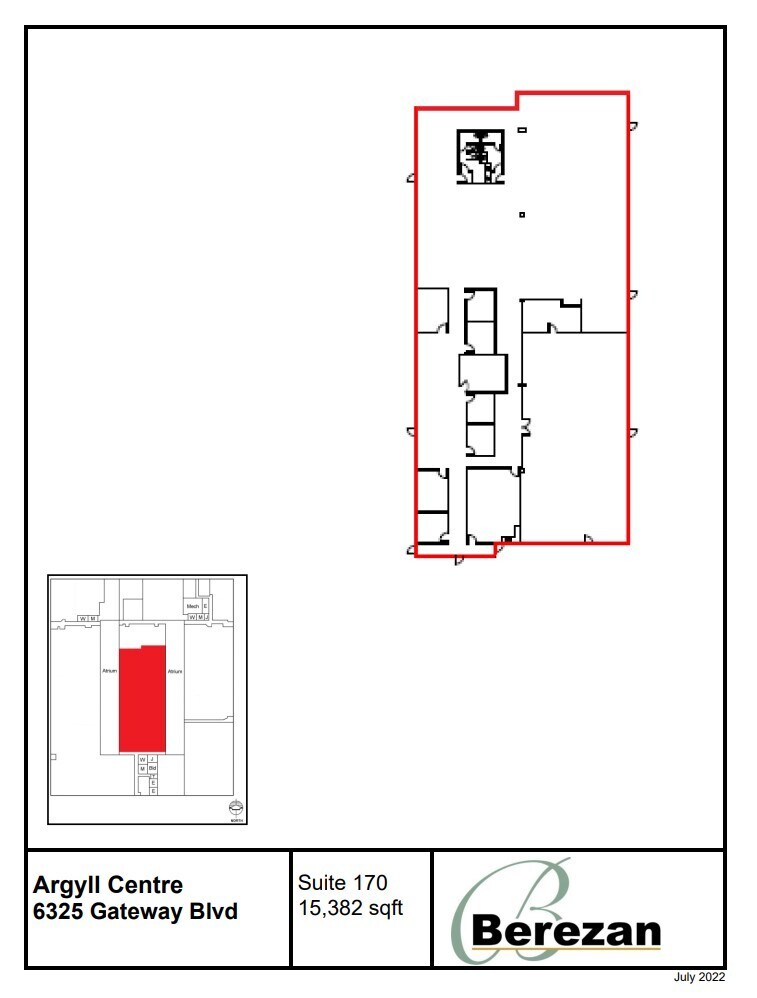 6325 Gateway Blvd NW, Edmonton, AB to rent Floor Plan- Image 1 of 1
