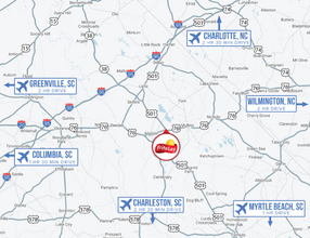 1710 Wellman Rd, Marion, SC - aerial  map view