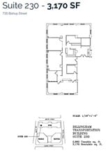 733 Bishop St, Honolulu, HI to rent Floor Plan- Image 1 of 1