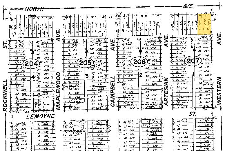 2401-2409 W North Ave, Chicago, IL for rent - Plat Map - Image 2 of 2