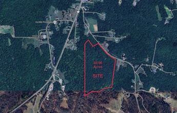 38.66 Acres - Neck Road, Aquasco, MD - AERIAL map view