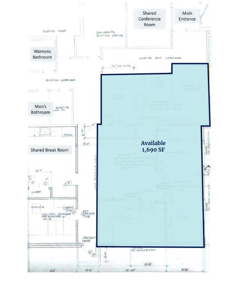 7919 Airport Rd, Middleton, WI for rent - Floor Plan - Image 2 of 3