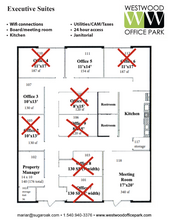 100-810 Westwood Office Park, Fredericksburg, VA for rent Floor Plan- Image 1 of 1