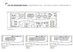 178-180 Edgware Rd, London to rent Floor Plan- Image 2 of 27