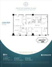 8201 Preston Rd, Dallas, TX to rent Floor Plan- Image 1 of 1