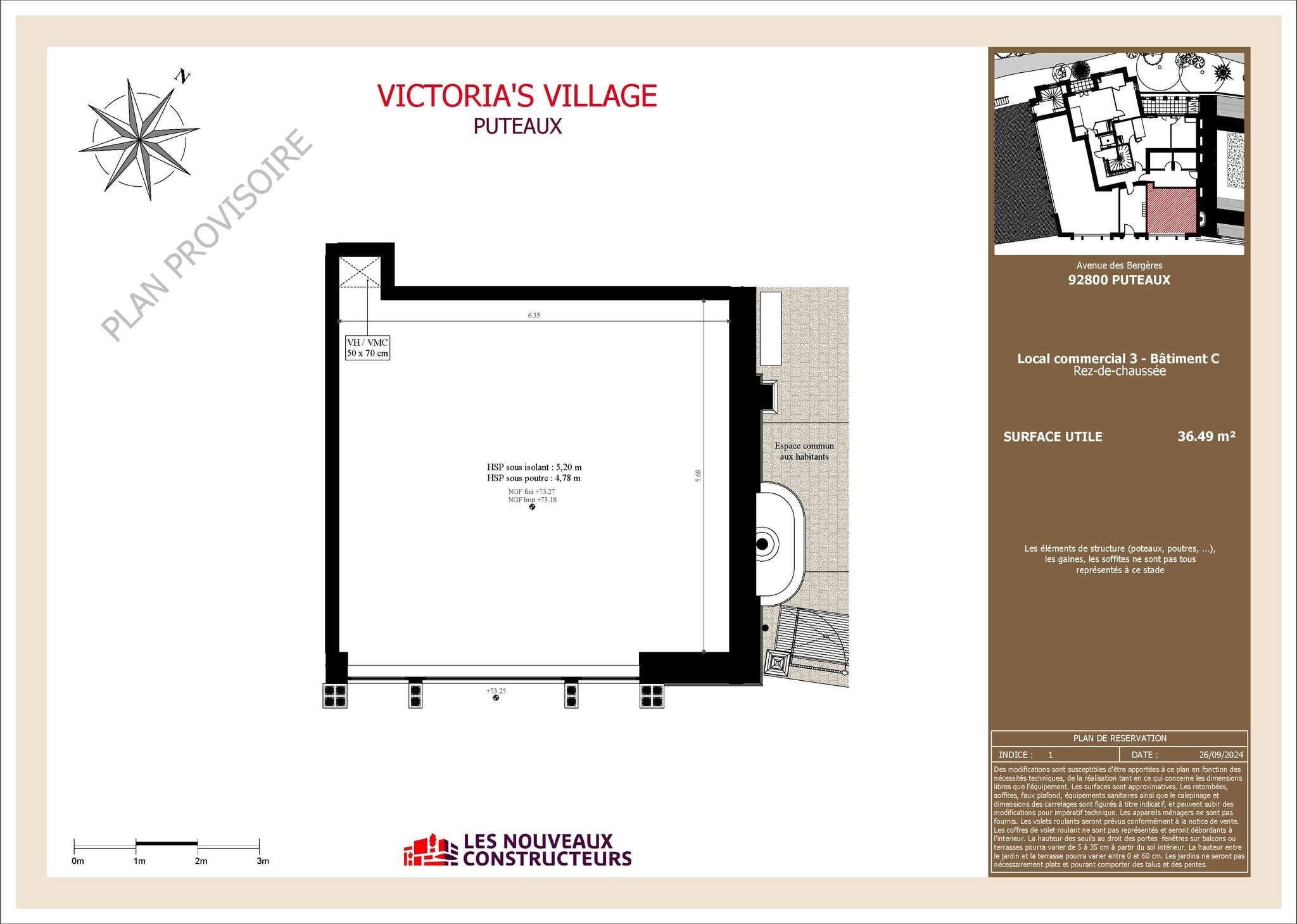 151 Avenue du Président Wilson, Puteaux to rent Floor Plan- Image 1 of 1