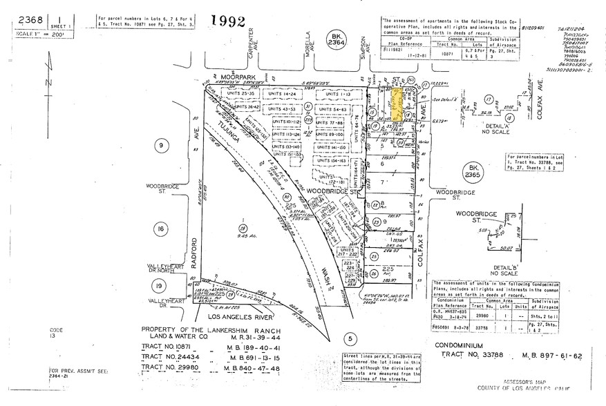 11712 Moorpark St, Studio City, CA for rent - Plat Map - Image 3 of 33