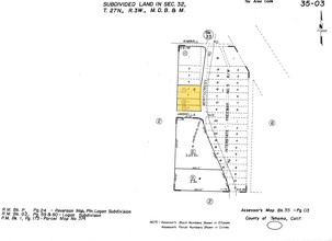 Montgomery Rd, Red Bluff, CA for sale Plat Map- Image 1 of 1