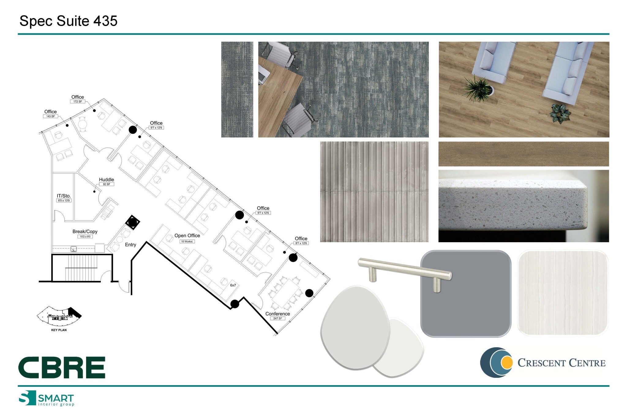 100 Crescent Centre Pky, Tucker, GA to rent Floor Plan- Image 1 of 2