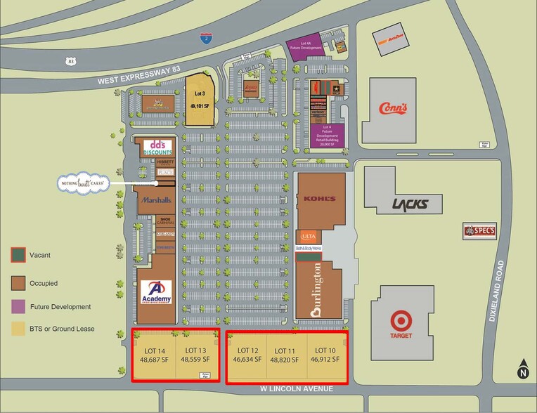 W Lincoln Ave, Harlingen, TX for sale - Site Plan - Image 1 of 2