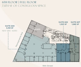 1901 Pennsylvania Ave NW, Washington, DC to rent Floor Plan- Image 2 of 5