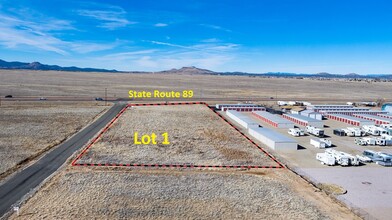 State Route 89, Chino Valley, AZ - aerial  map view