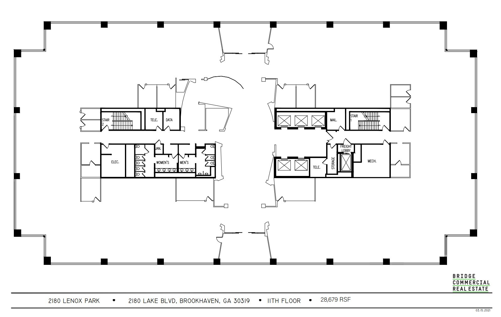 1277 Lenox Park Blvd, Atlanta, GA for rent Floor Plan- Image 1 of 1