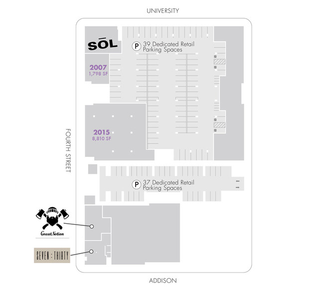 2001 4th St, Berkeley, CA for rent - Site Plan - Image 2 of 6