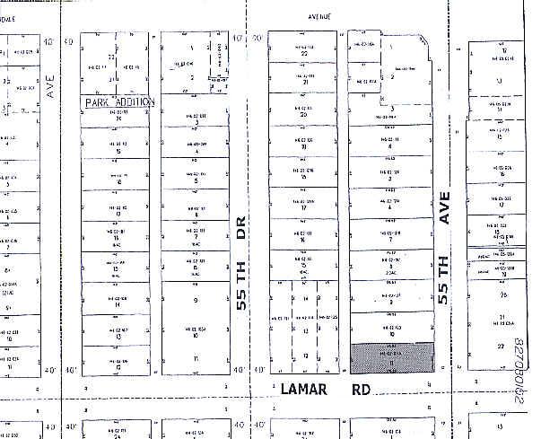 6800 N 55th Ave, Glendale, AZ for sale - Plat Map - Image 2 of 3