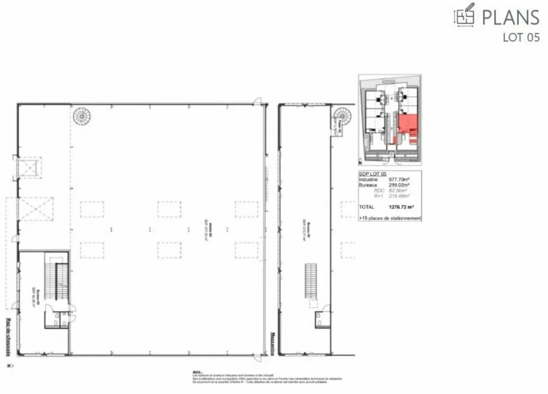 Light Industrial in Heyrieux to rent Floor Plan- Image 1 of 11