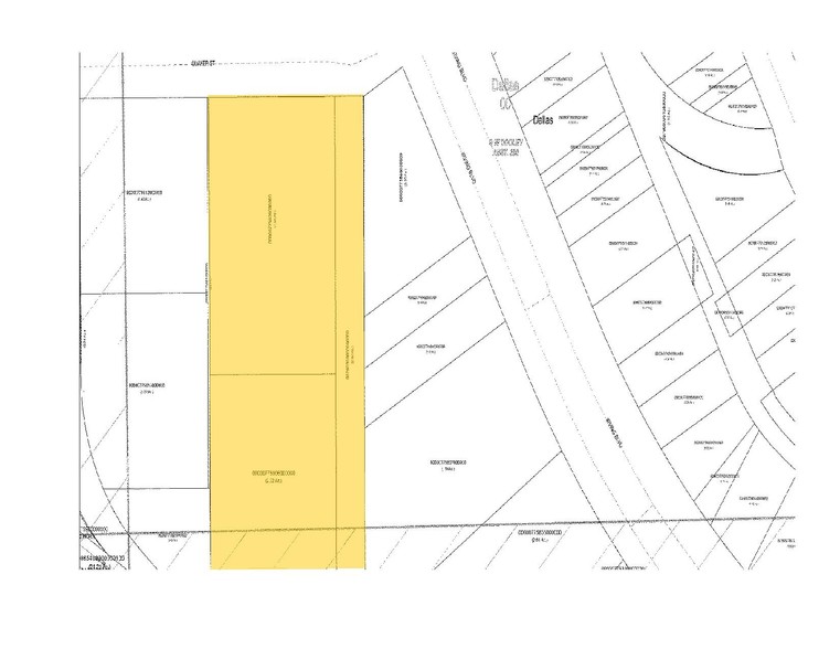 1184-1188 Quaker St, Dallas, TX for rent - Plat Map - Image 2 of 4