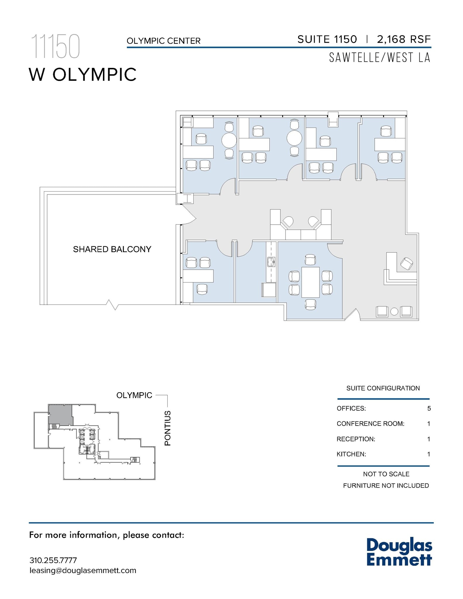 11150 W Olympic Blvd, Los Angeles, CA to rent Floor Plan- Image 1 of 1