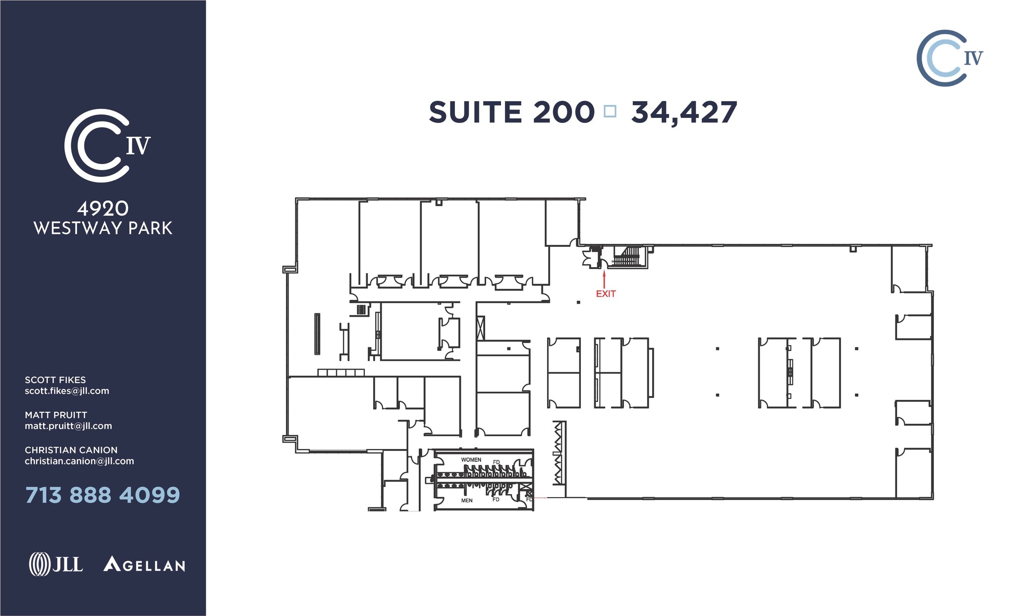 4920 Westway Park Blvd, Houston, TX for rent Floor Plan- Image 1 of 2