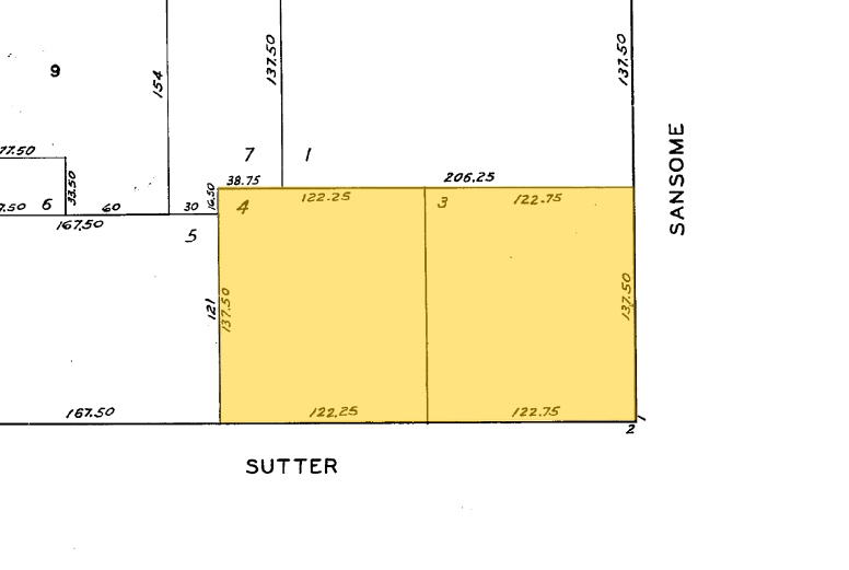 1 Sansome St, San Francisco, CA for rent - Plat Map - Image 2 of 13