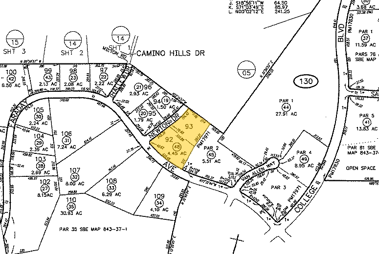 5803 Newton Dr, Carlsbad, CA for rent - Plat Map - Image 2 of 17