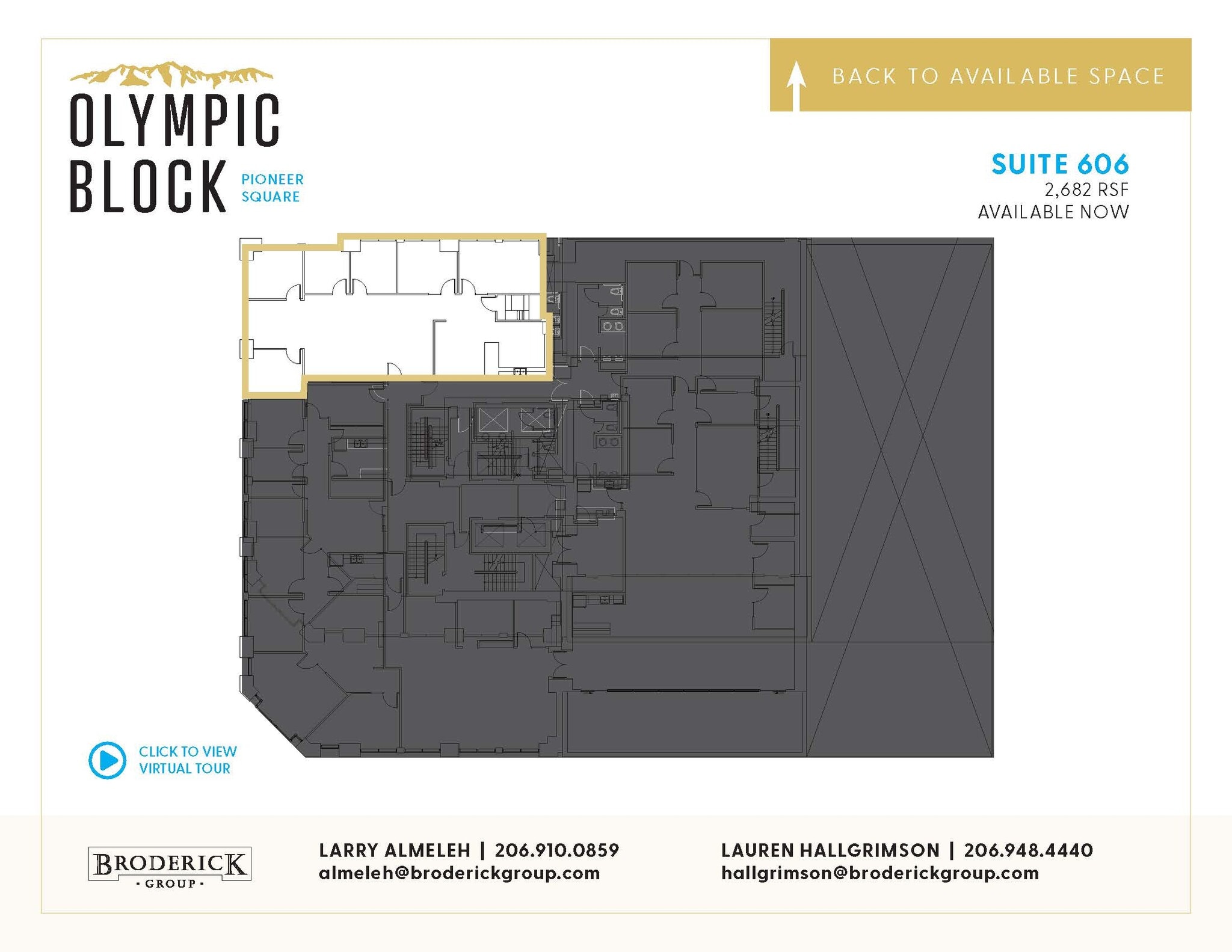101 Yesler Way, Seattle, WA to rent Floor Plan- Image 1 of 1