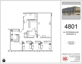 4801 W Peterson Ave, Chicago, IL for rent Floor Plan- Image 1 of 5