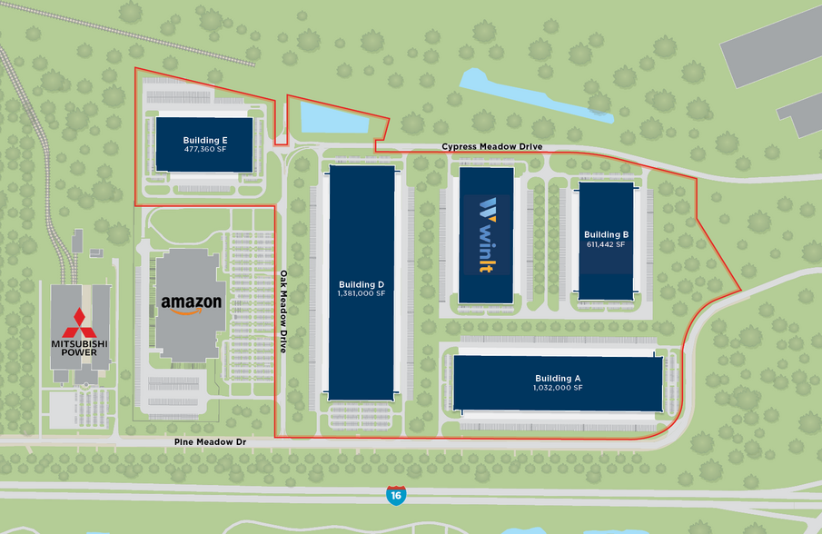 0 Pine Meadow Dr, Pooler, GA for rent - Site Plan - Image 3 of 5