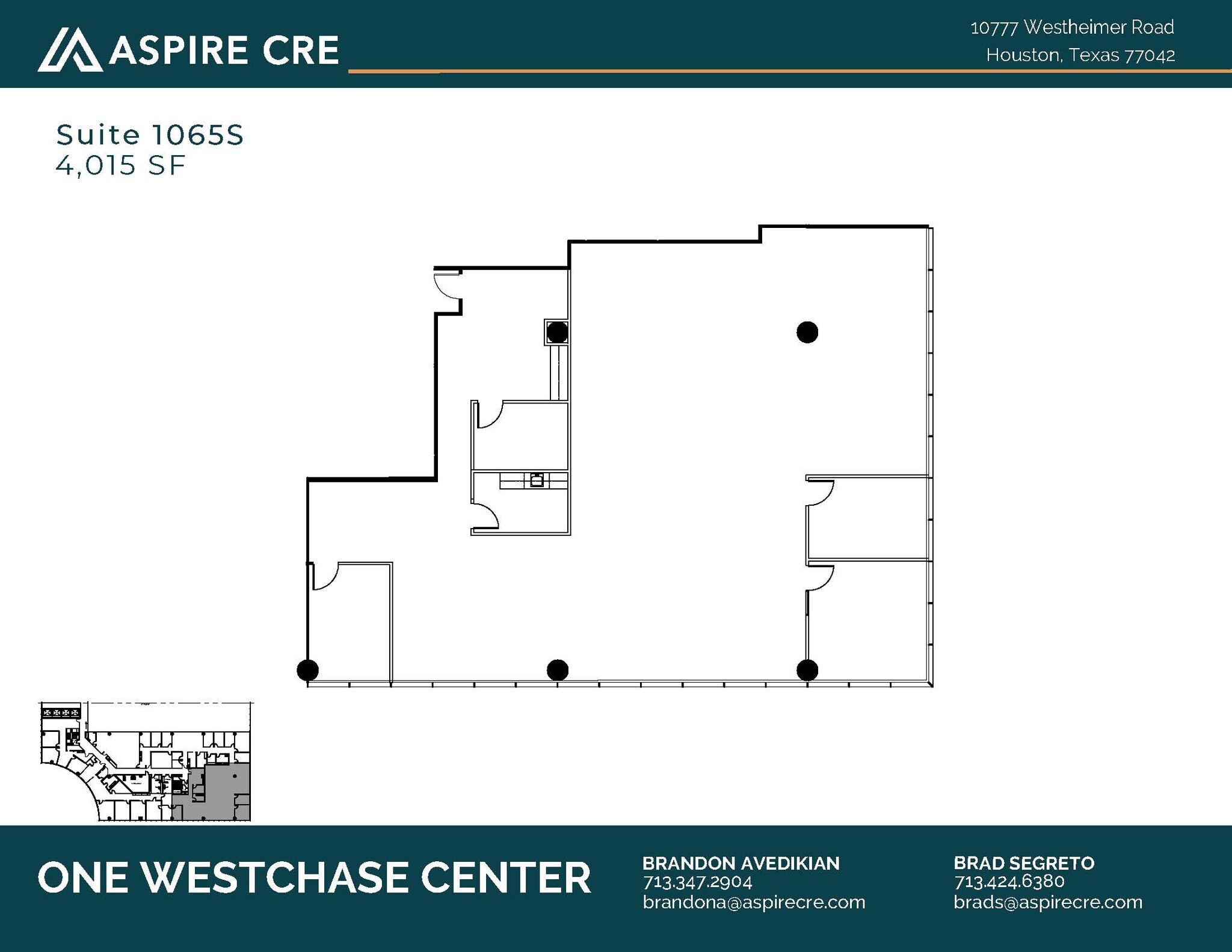 10777 Westheimer Rd, Houston, TX to rent Floor Plan- Image 1 of 1