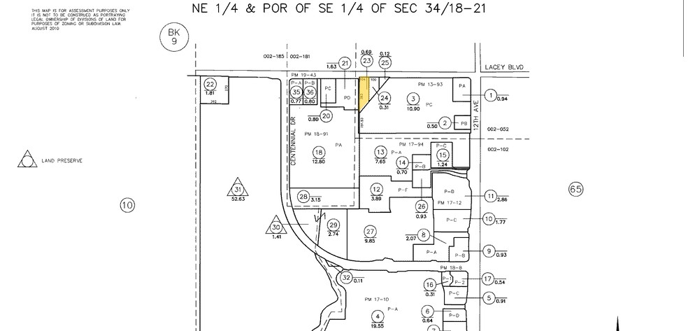 12191 W Lacey Blvd, Hanford, CA for sale - Plat Map - Image 1 of 1