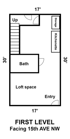 8769 15th Ave NW, Seattle, WA for rent - Floor Plan - Image 1 of 13