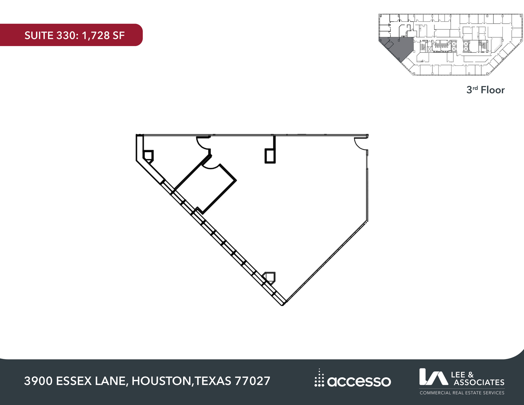 3900 Essex Ln, Houston, TX for rent Floor Plan- Image 1 of 2