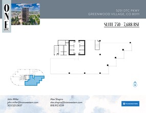 5251 Dtc Pky, Greenwood Village, CO for rent Site Plan- Image 2 of 3