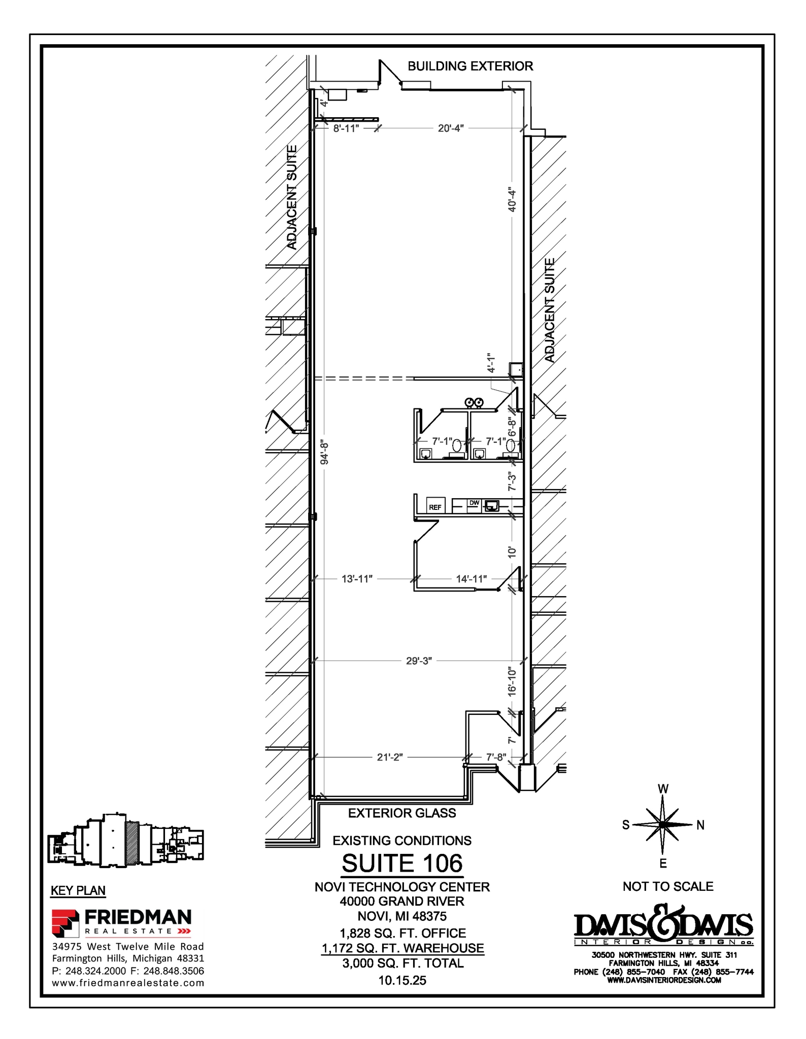 40000 Grand River Ave, Novi, MI to rent Floor Plan- Image 1 of 2