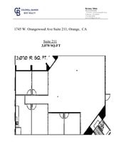 1745 W Orangewood Ave, Orange, CA to rent Floor Plan- Image 1 of 1