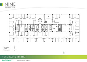 9 Greenway Plz, Houston, TX for rent Floor Plan- Image 1 of 1