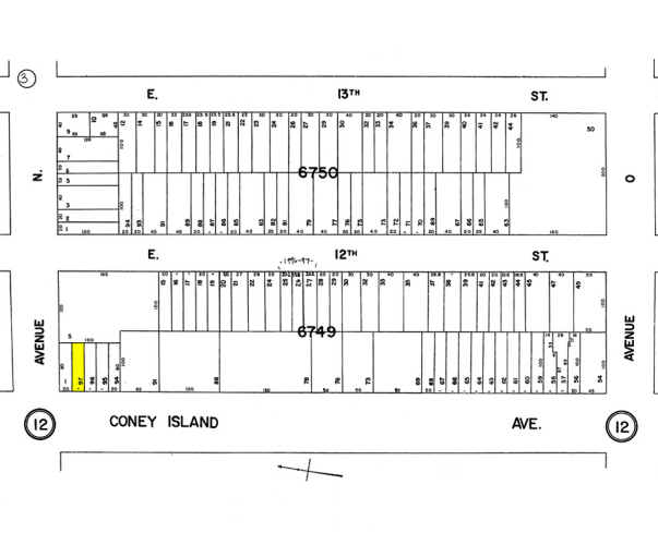 1733 Coney Island Ave, Brooklyn, NY for rent - Plat Map - Image 3 of 3