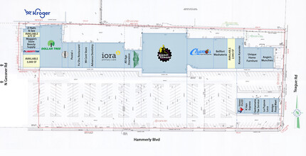 10110-10138 Hammerly Blvd, Houston, TX for rent Site Plan- Image 1 of 1