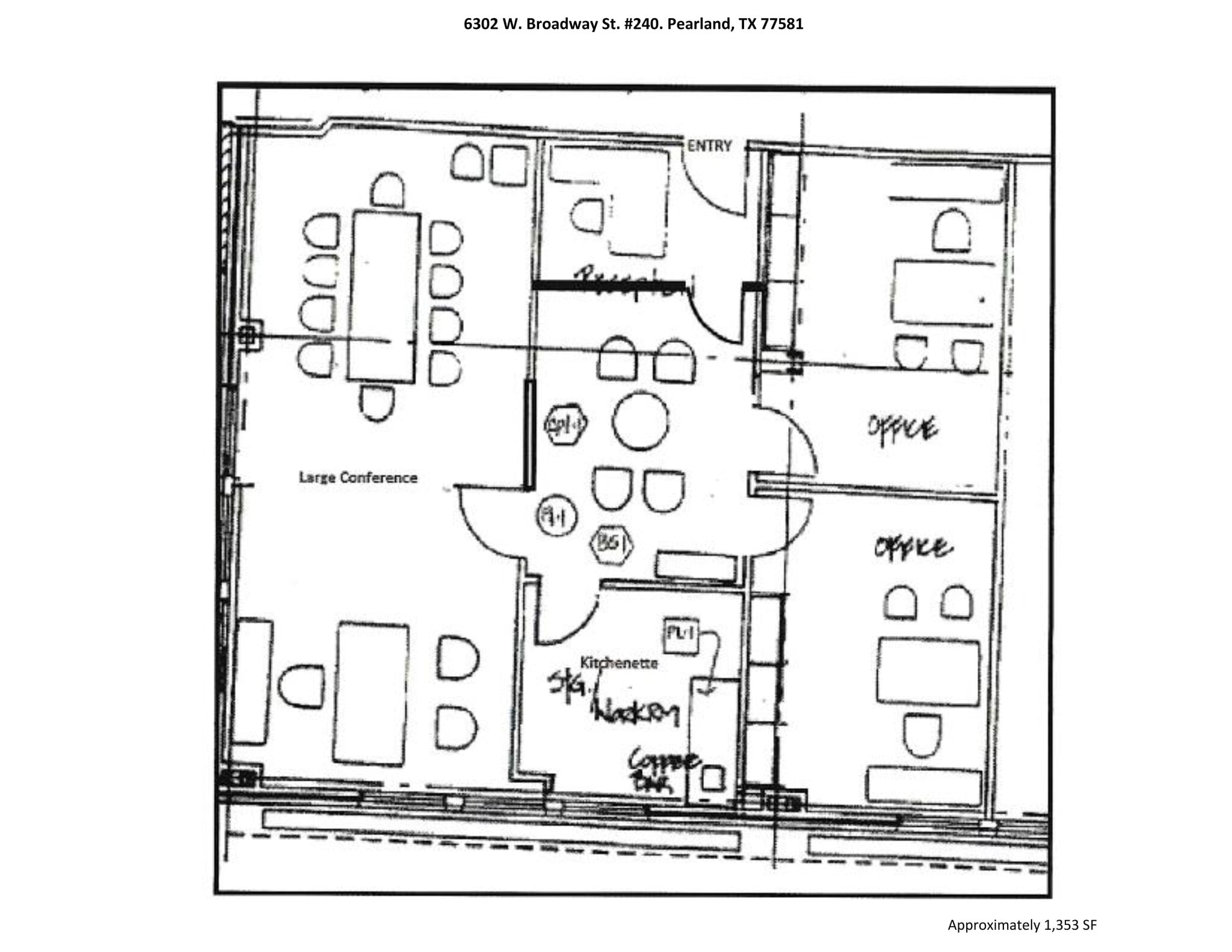 6302 W Broadway St, Pearland, TX to rent Site Plan- Image 1 of 9