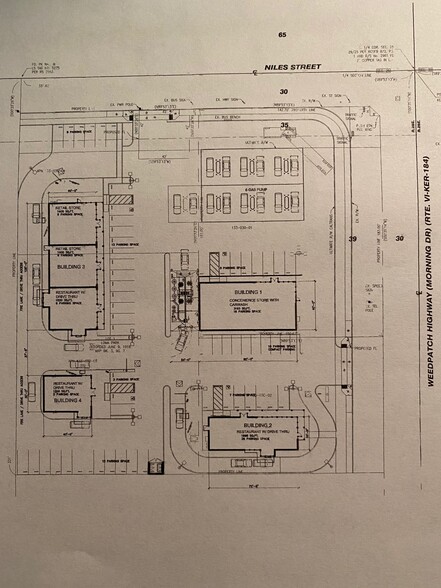 Swc Morning Dr & Niles St, Bakersfield, CA for rent - Floor Plan - Image 1 of 1