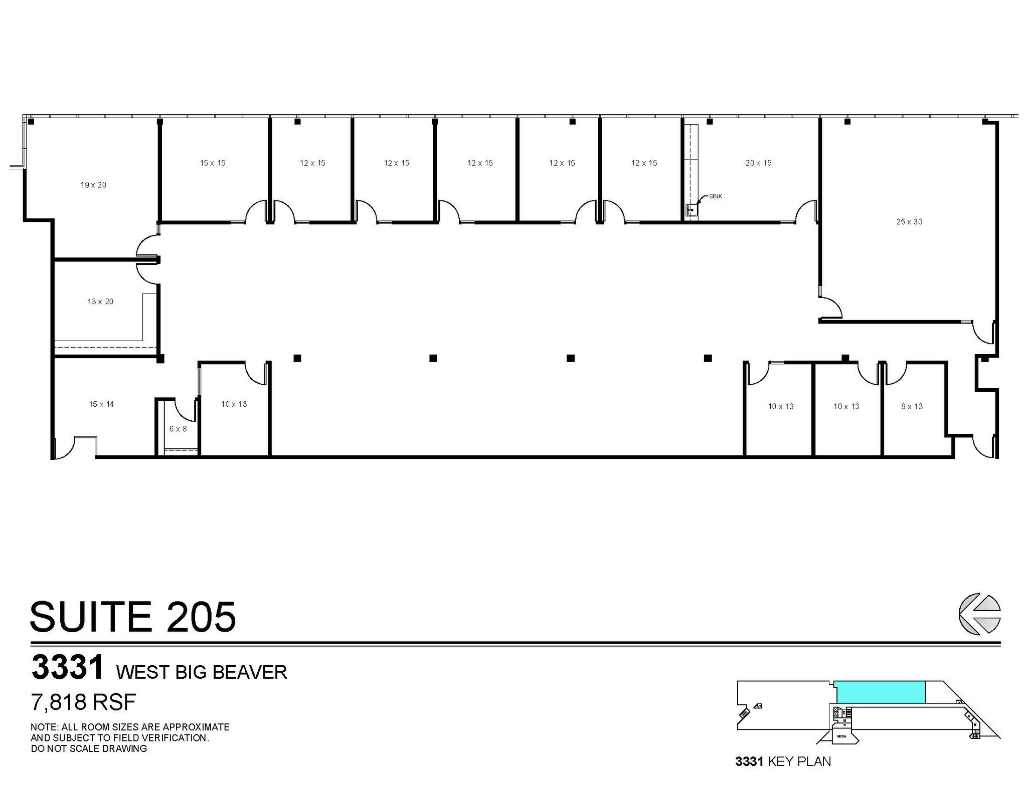 3155 W Big Beaver Rd, Troy, MI for rent Floor Plan- Image 1 of 1