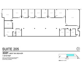 3155 W Big Beaver Rd, Troy, MI for rent Floor Plan- Image 1 of 1