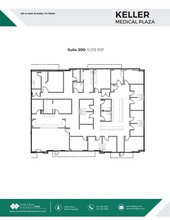 601 S Main St, Keller, TX for rent Floor Plan- Image 2 of 9