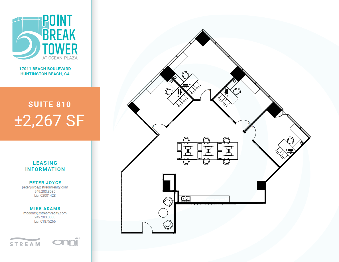 17011 Beach Blvd, Huntington Beach, CA for rent Floor Plan- Image 1 of 2