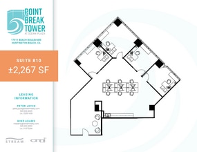 17011 Beach Blvd, Huntington Beach, CA for rent Floor Plan- Image 1 of 2