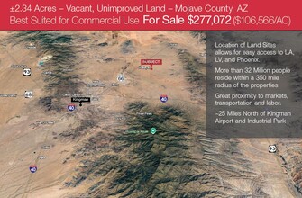 2.34 Acres Mojave County, Kingman, AZ for sale Primary Photo- Image 1 of 6